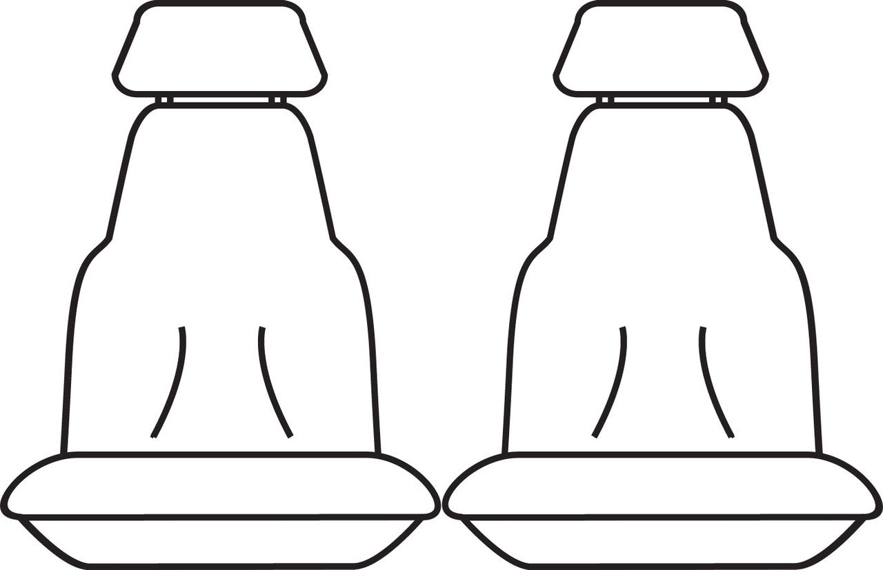 Tradies Canvas Front Grey Seat Covers Suits Triton 2012-2015 – additional photo 2