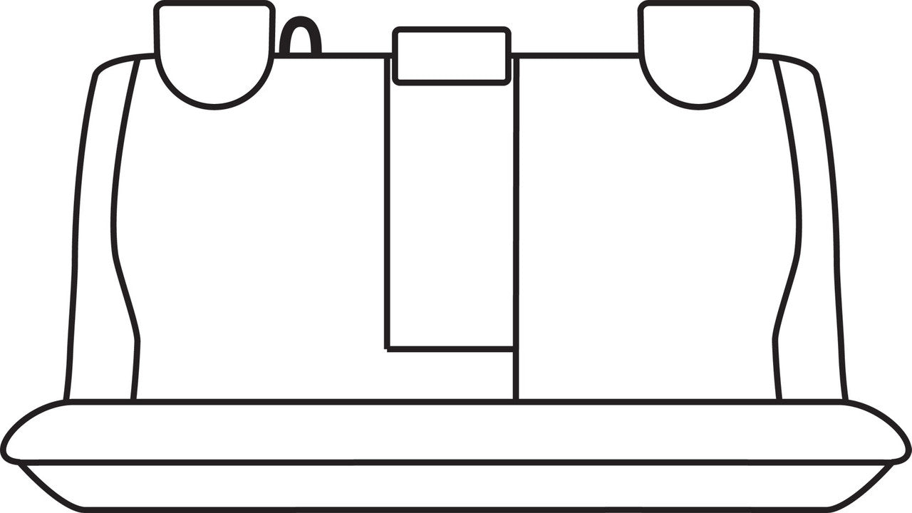 Getaway Neoprene Rear Black - Black Stitch Seat Covers Suits Outback 2020-On – additional photo 2