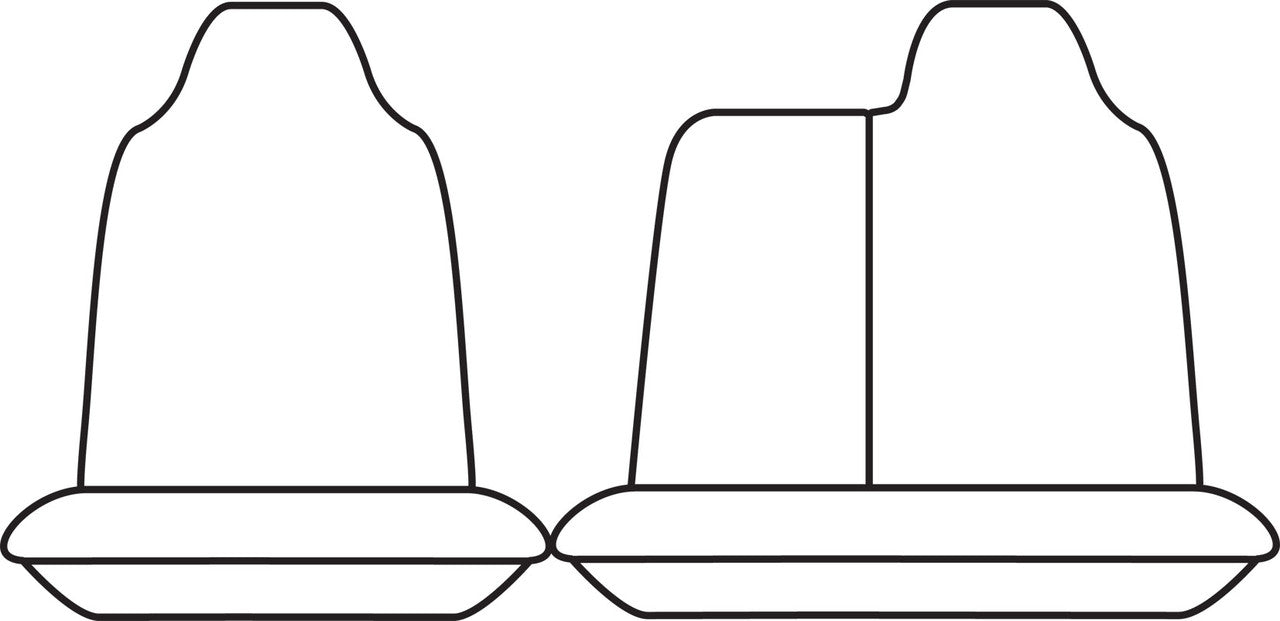 Truck Canvas Front Charcoal Seat Covers - Hino 300 2011 - On – additional photo 2