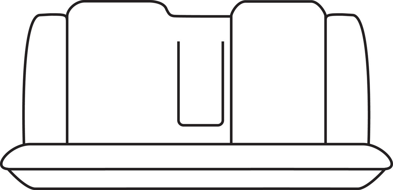 Getaway Neoprene Rear Black - Silver Stitch Seat Covers Suits Fairlane, Fairmont, Falcon, F6 2002-2014 – additional photo 2