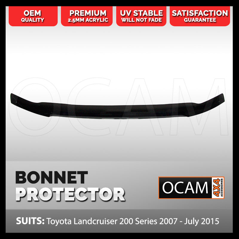 Bonnet Protector for Toyota Landcruiser 200 Series 2007 - July 2015 Tinted – additional photo