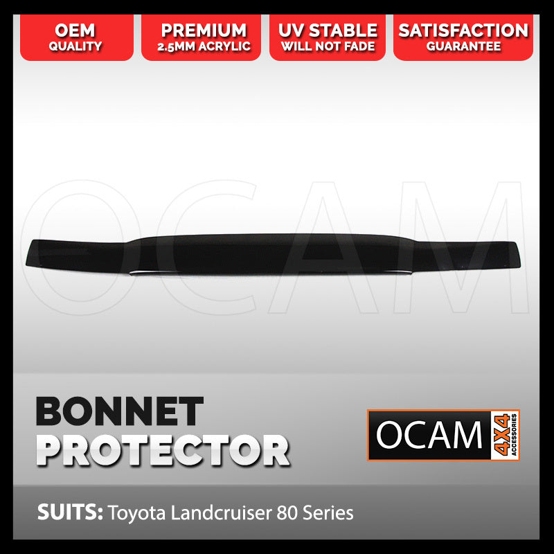 Bonnet Protector for Toyota Landcruiser 80 Series Tinted Guard – additional photo