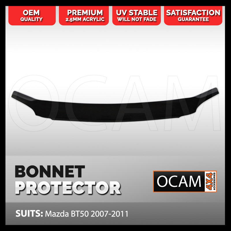 Bonnet Protector for Mazda BT50 2007 - 2011 Series BT-50 Tinted Guard – additional photo