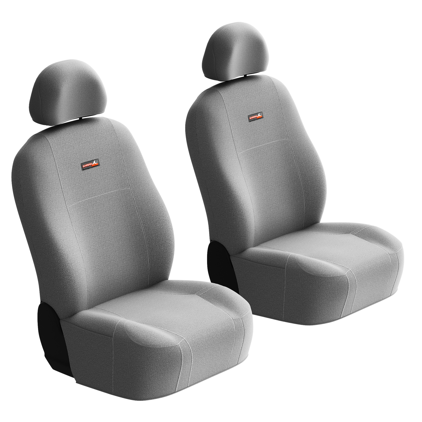 Sharkskin Canvas Seat Covers for Holden Colorado RG Dual Cab (June/2012–On) in Grey