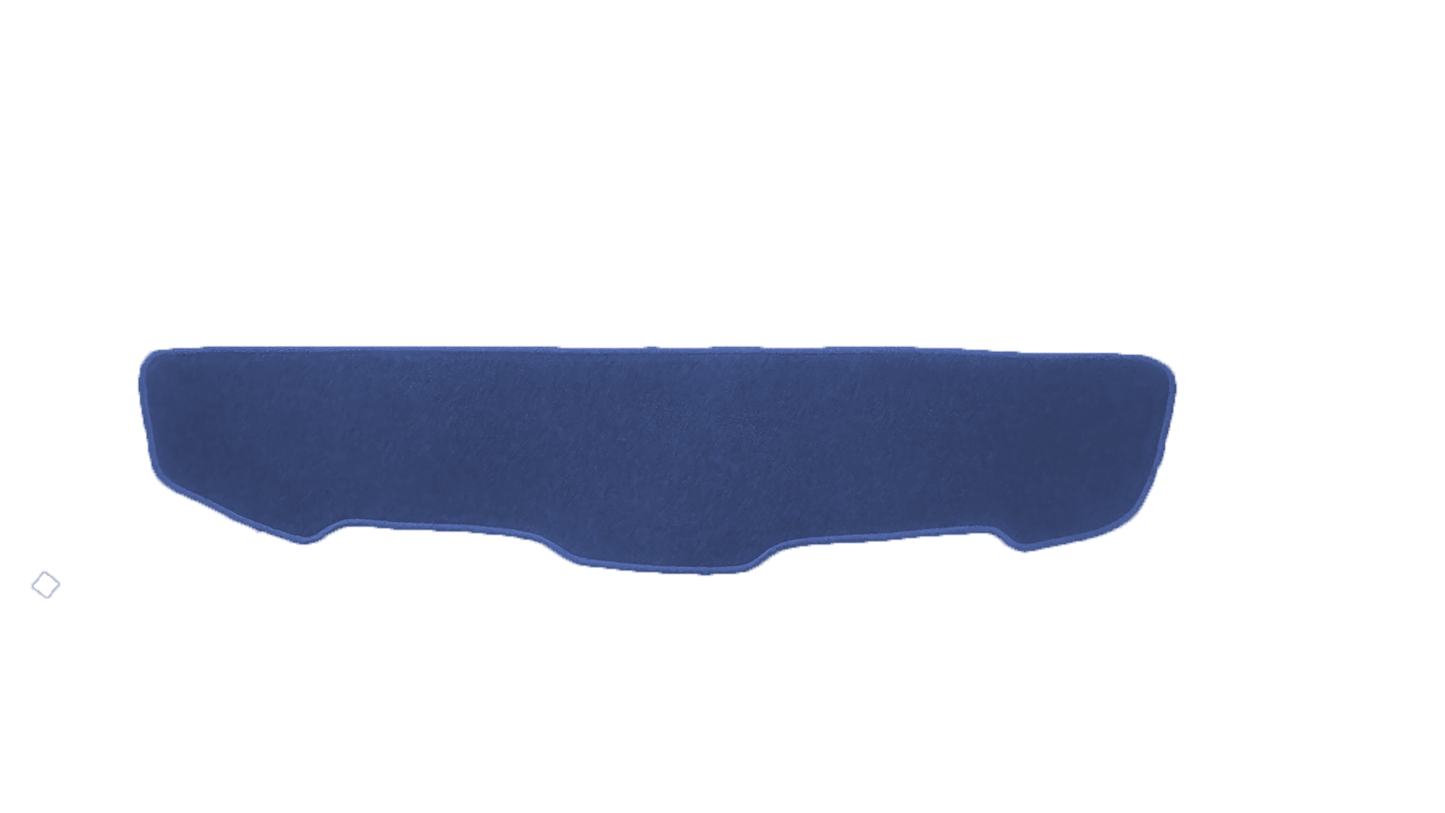 Dash Mat To Fit Mazda 808 Sedan (1972 – 1978) in Blue