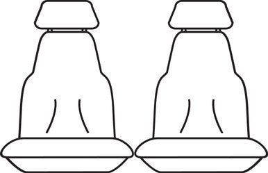 Super Tough Canvas Front Black Seat Covers Suits BT50, Everest, Ranger 2011-2022 – additional photo 9