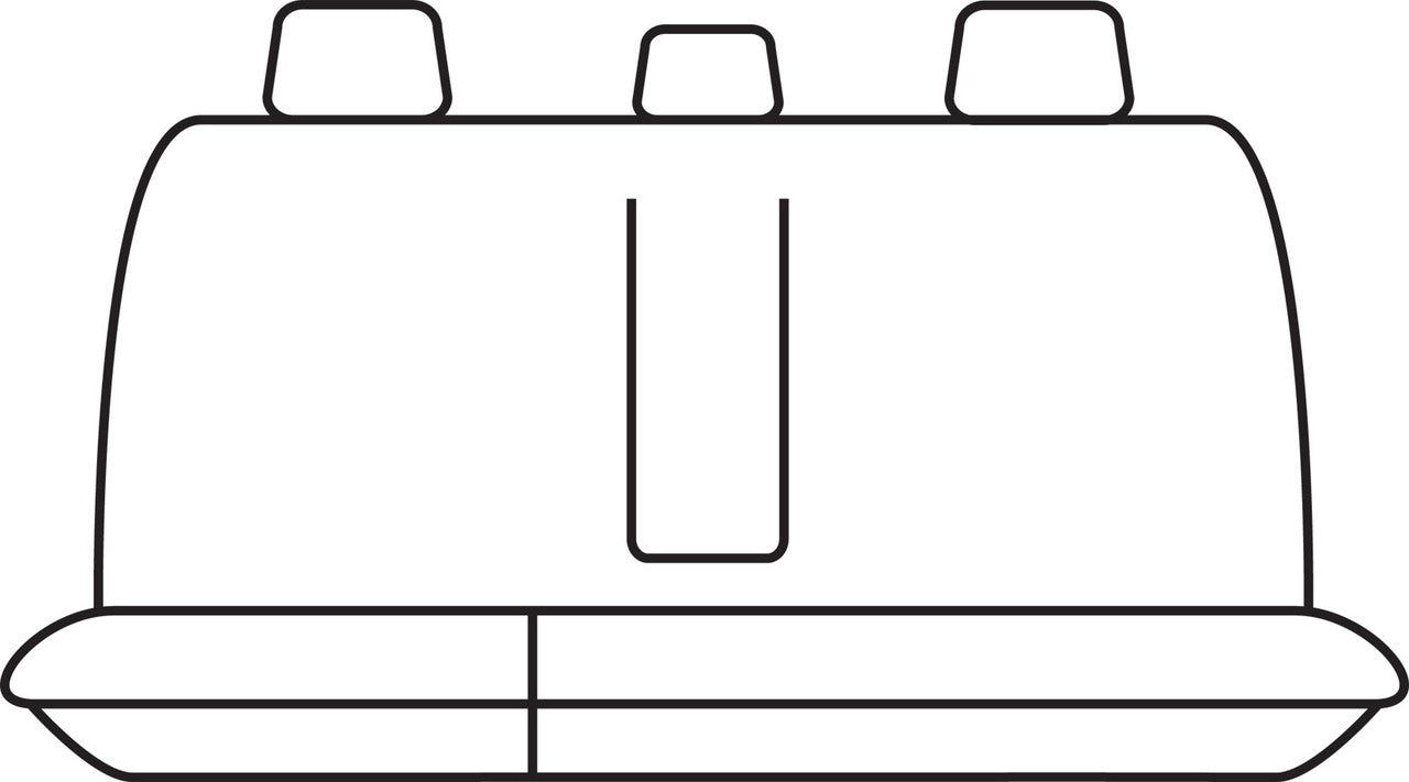 Tradies Canvas Rear Black Seat Covers Suits Hilux 2015-On – additional photo 2