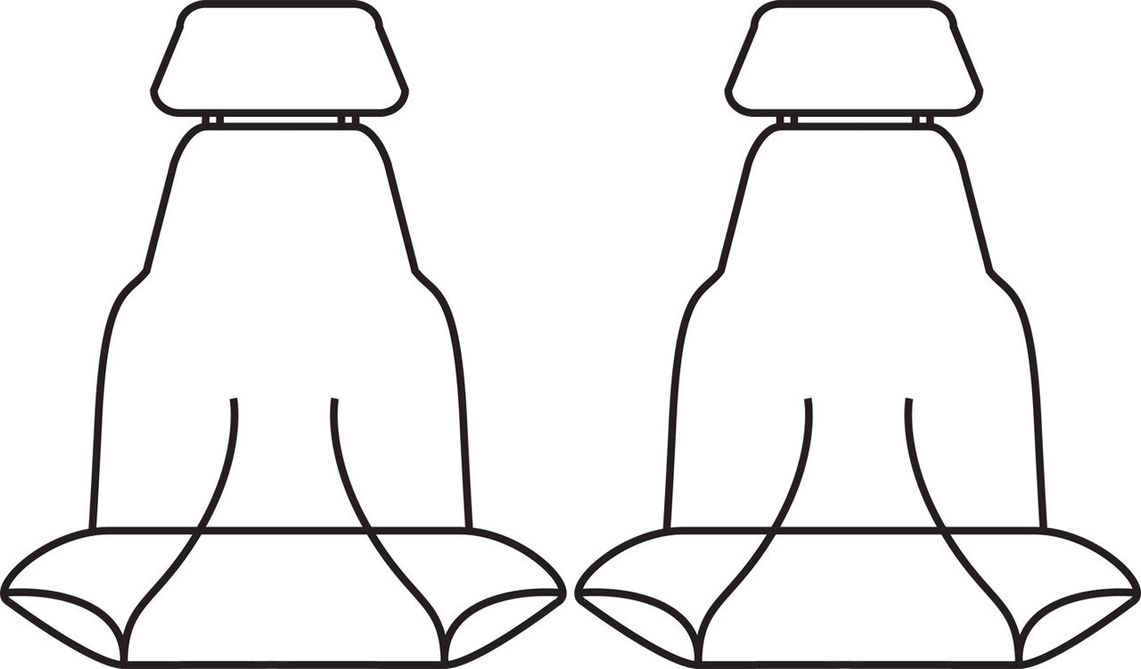 Truck Canvas Front Charcoal Seat Covers - Suits Stratos 3000 LTSS – additional photo 2