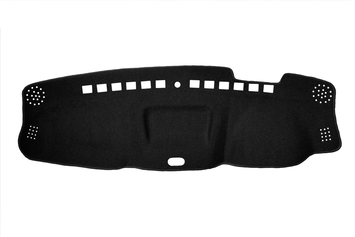 Dash mat to Fit Isuzu D-Max RG (7.1.2020 - current) with centre coin tray in Black