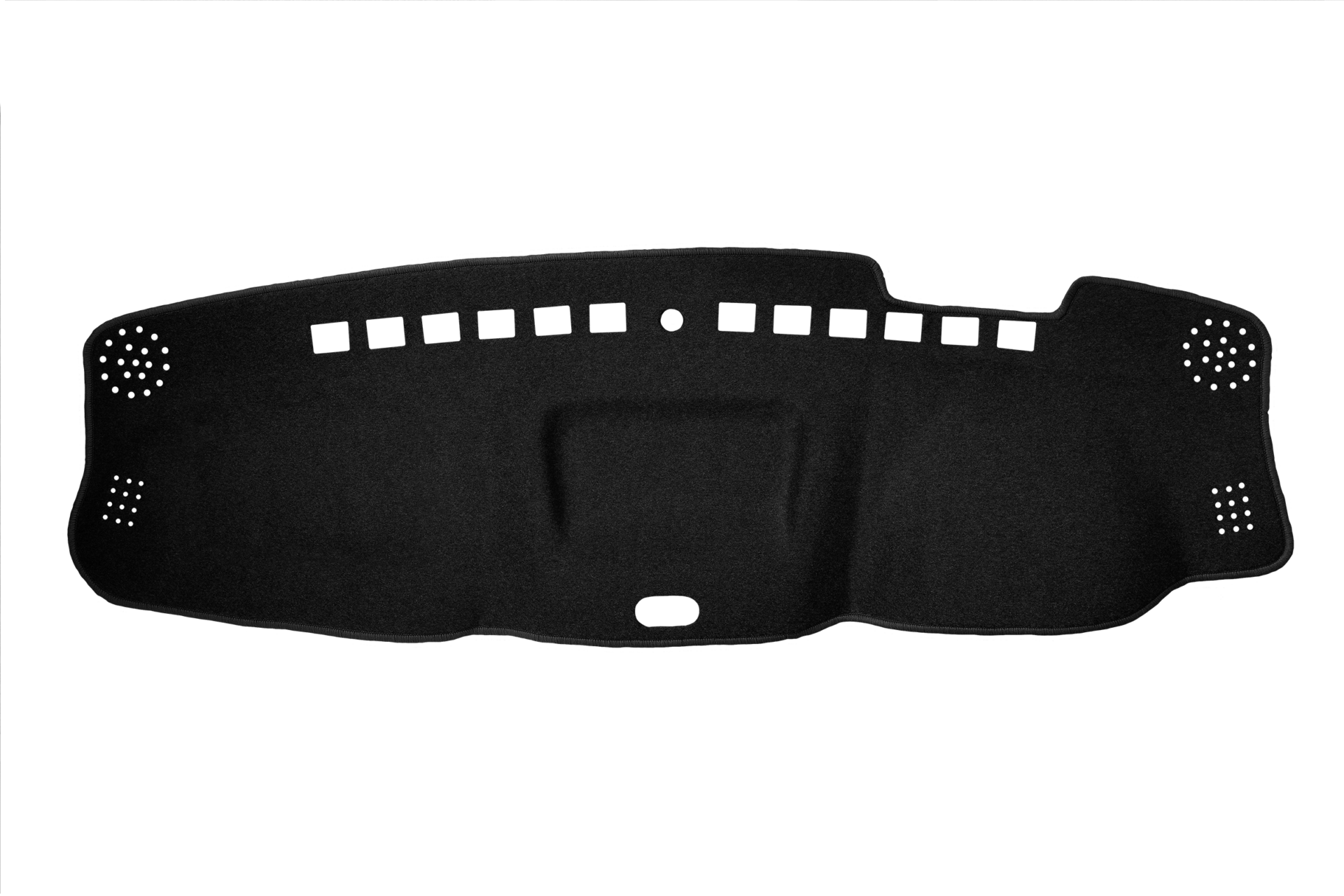 Dash mat to Fit Isuzu D-Max RG (7.1.2020 - current) with centre coin tray in Black