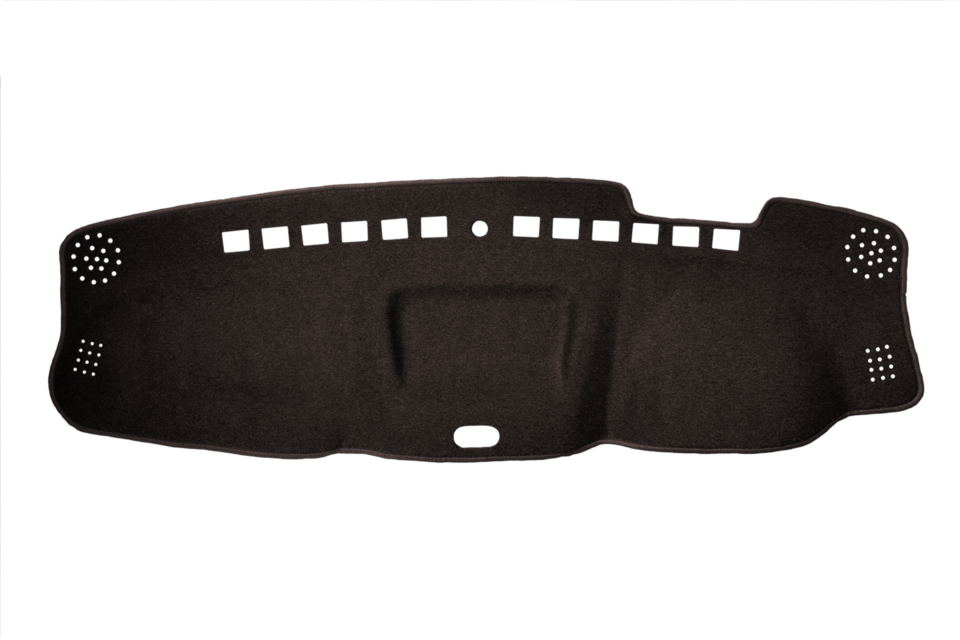 Dash mat to Fit Isuzu D-Max RG (7.1.2020 - current) with centre coin tray in Brown