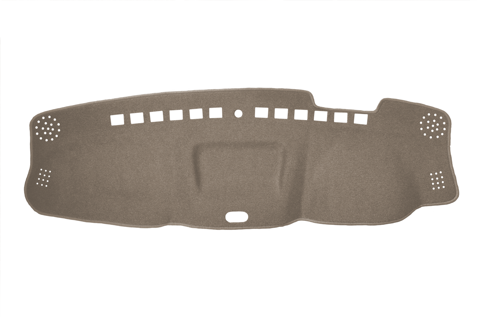 Dash mat to Fit Isuzu D-Max RG (7.1.2020 - current) with centre coin tray in Mocha