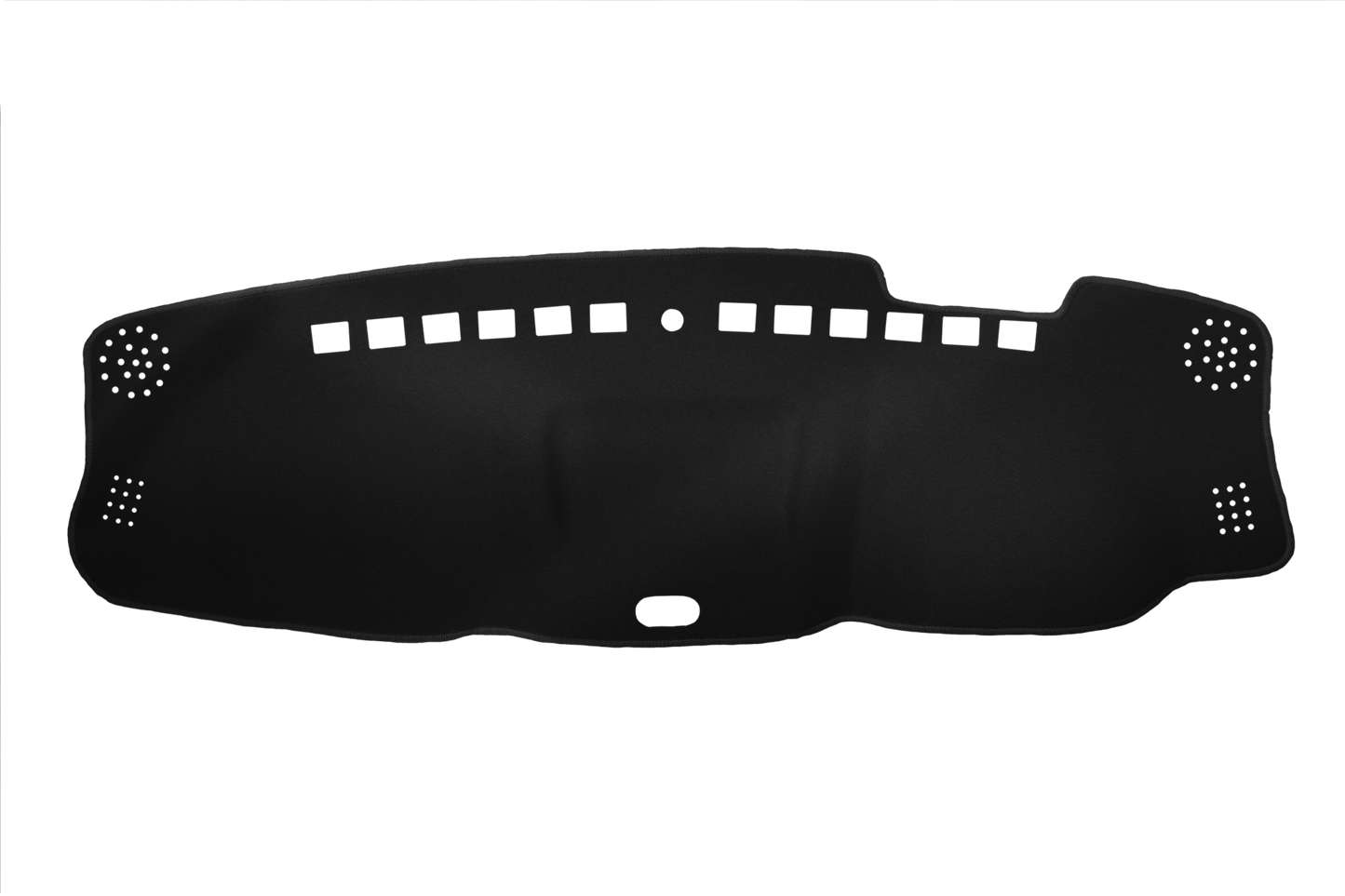 Dash mat to Fit Isuzu D-Max RG (7.1.2020 - current) with centre coin tray in Black