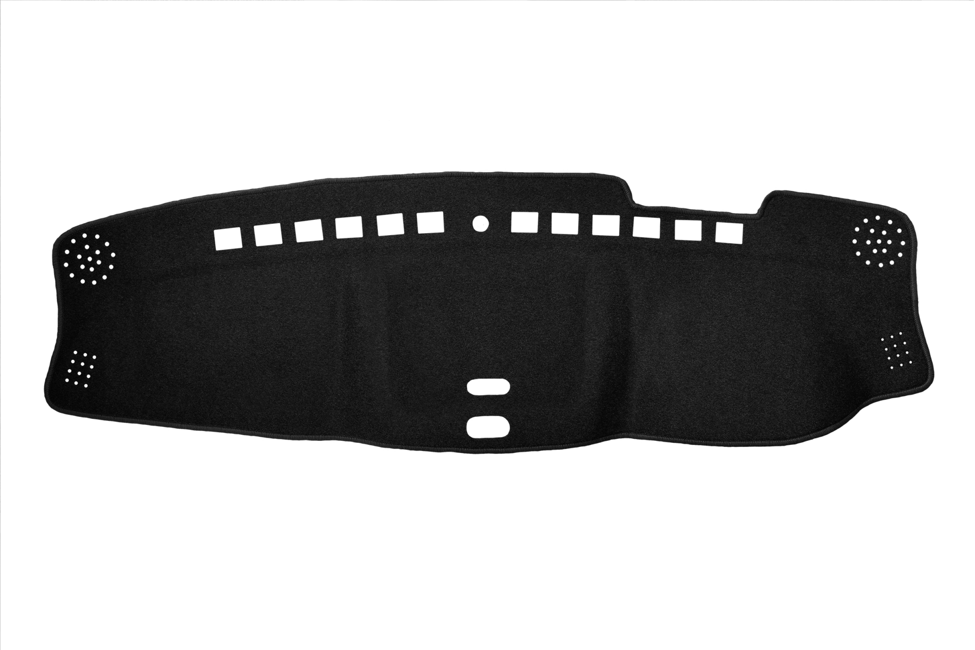 Dash mat to Fit Isuzu D-Max UTE RG (2020 - current) with centre compartment in Black