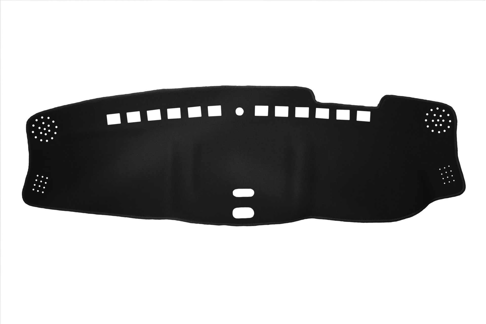 Dash mat to Fit Isuzu D-Max UTE RG (2020 - current) with centre compartment in Black