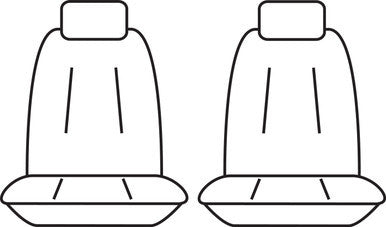 R.M.Williams Canvas Front Seat Covers Suits Everest, Ranger 2022 - Current – additional photo 2