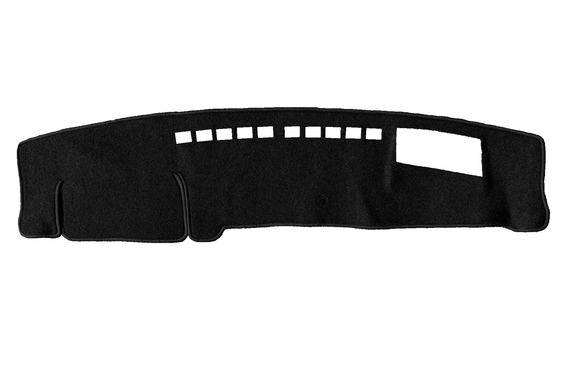 Dash Mat to fit Toyota Prado 250 Altitude and Kakadu (2024 - current) in Black