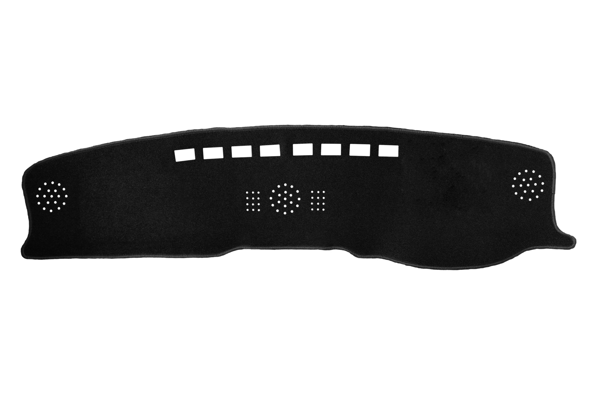 Dash mat to fit Toyota Landcruiser FJA300R without HUD (7/2021 - 1/2025) in Black