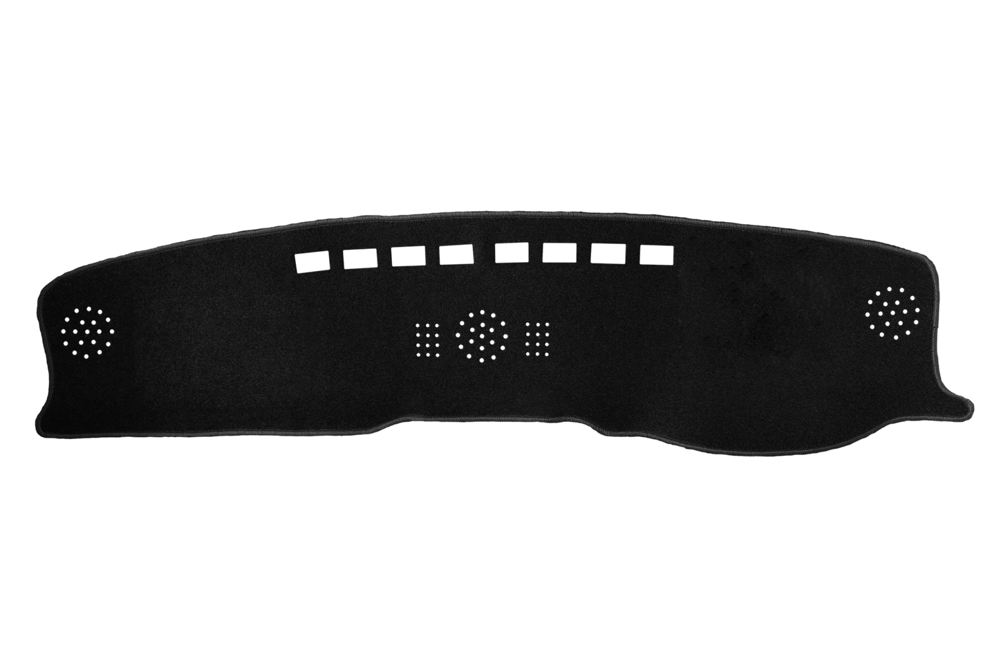 Dash mat to fit Toyota Landcruiser FJA300R without HUD (7/2021 - 1/2025) in Black