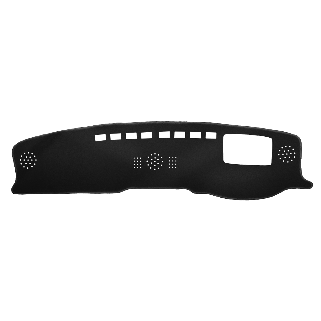 Dash mat to fit Toyota Landcruiser FJA300R with HUD (7/2021-1/2025) in Black