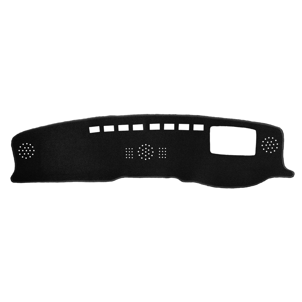 Dash mat to fit Toyota Landcruiser FJA300R with HUD (7/2021-1/2025) in Black