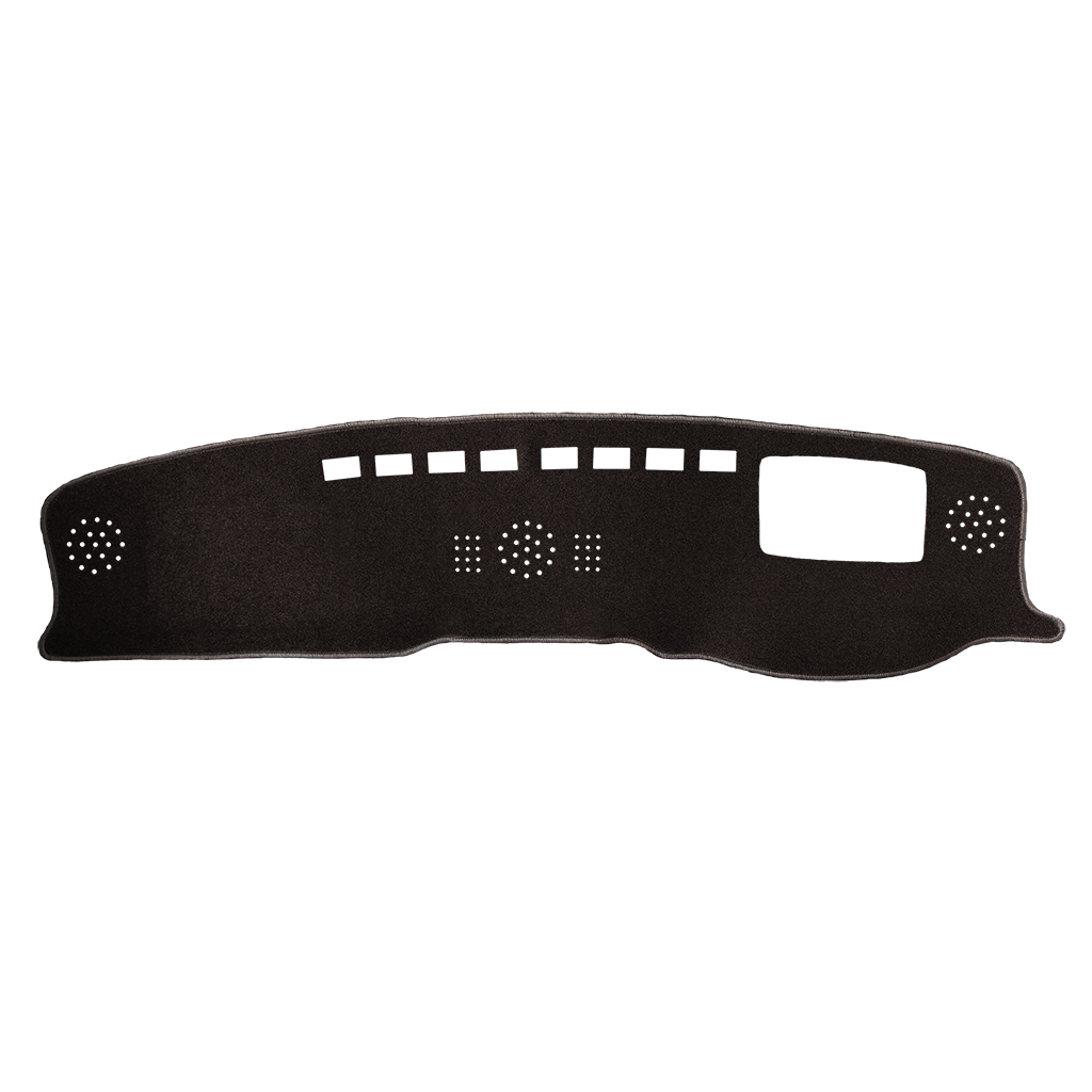 Dash mat to fit Toyota Landcruiser FJA300R with HUD (7/2021-1/2025) in Brown