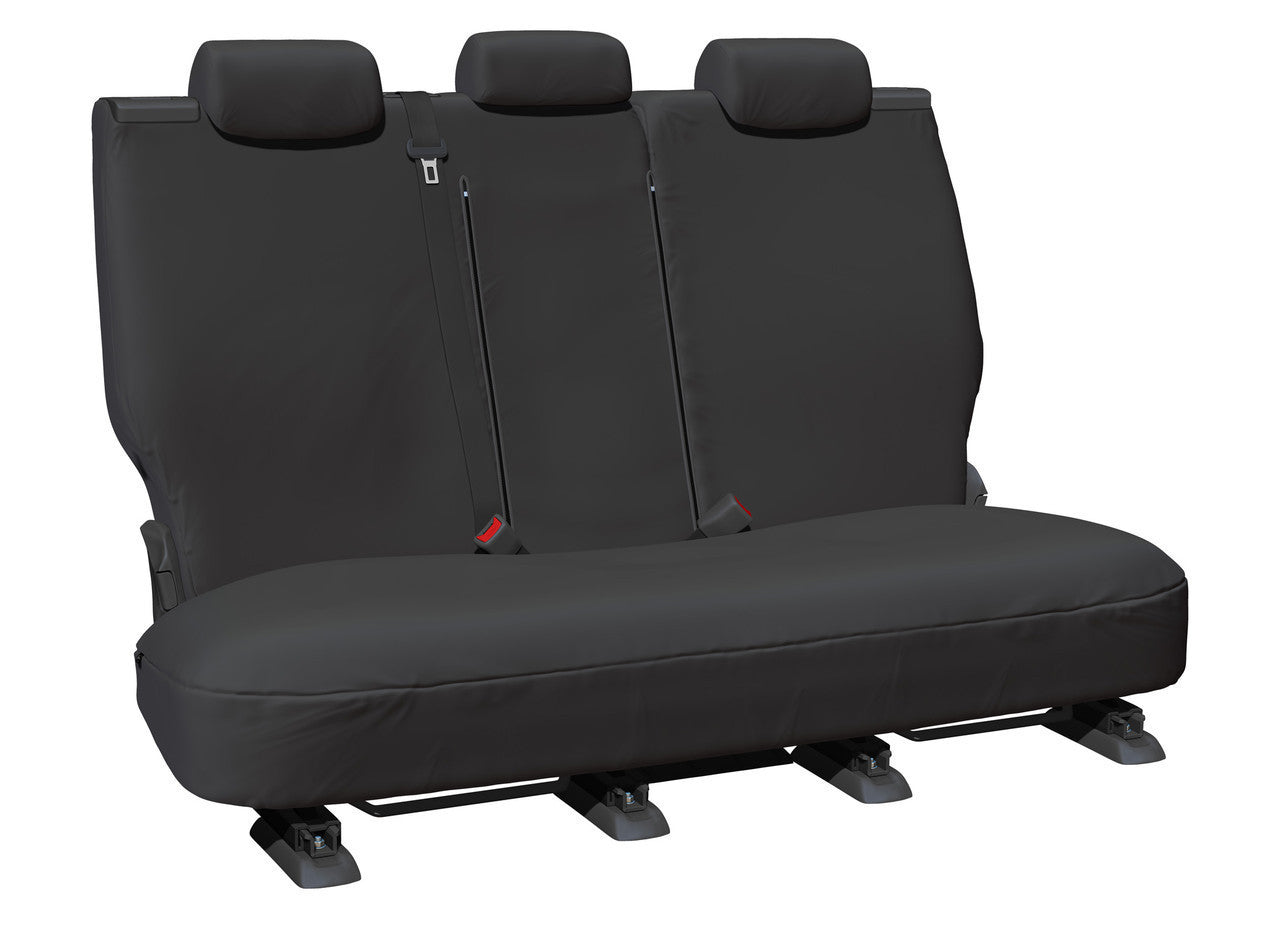 Truck Canvas Rear Charcoal Seat Covers - Suits Isuzu F Series Wide Crew Cab Truck 2016-2025 – additional photo