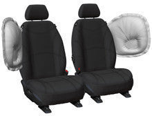 Getaway Neoprene Front Black - Black Stitch Custom Car Seat Covers Suits X Trail T33 2022-On – additional photo 4