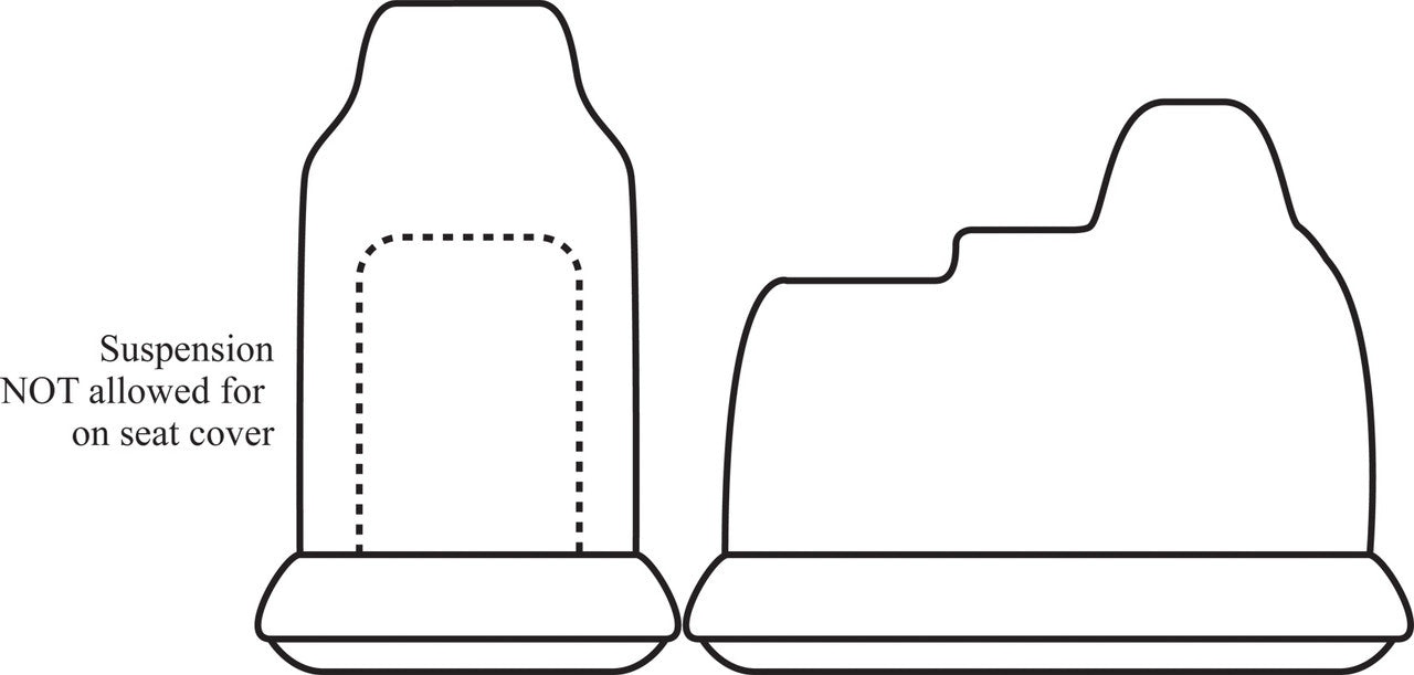 Truck Canvas Front Charcoal Seat Covers - Suits Isuzu N Series | Narrow Crew Truck 2020-On – additional photo 2