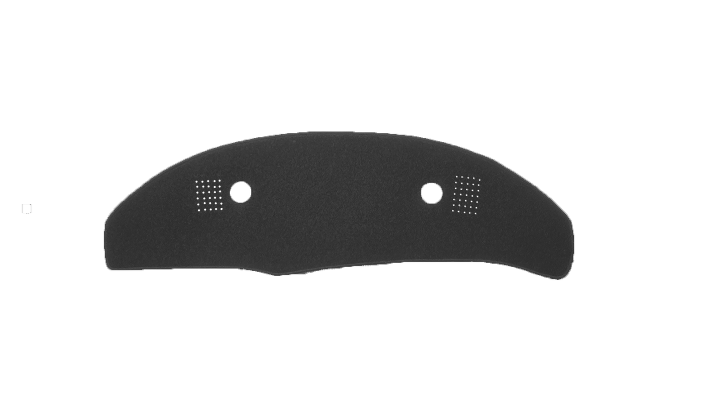 Dash Mat To Fit Saab 900 Turbo - 2/4Dr (1979 - 1990) in Black