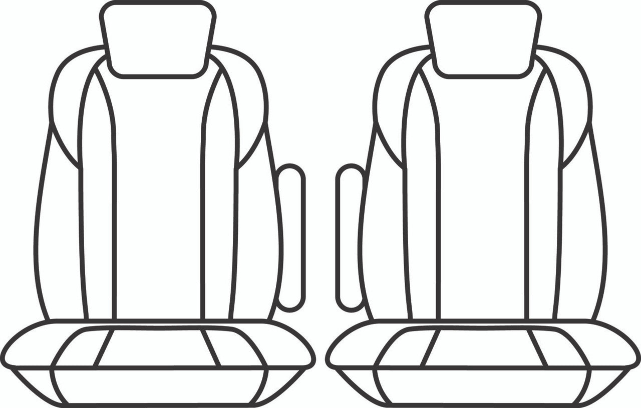 Tradies Canvas Front Grey Seat Covers Suits LDV G10+ MIFA – additional photo