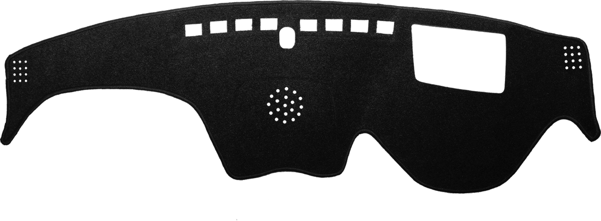 Dash Mat To Fit Hyundai Sante Fe TM with HUD (2018 - 2020) in Black