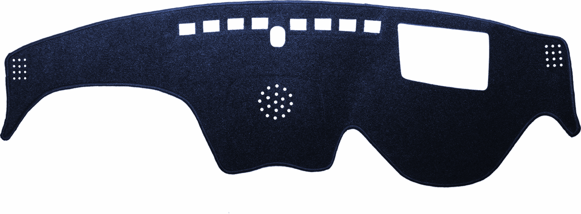 Dash Mat To Fit Hyundai Sante Fe TM with HUD (2018 - 2020) in Blue
