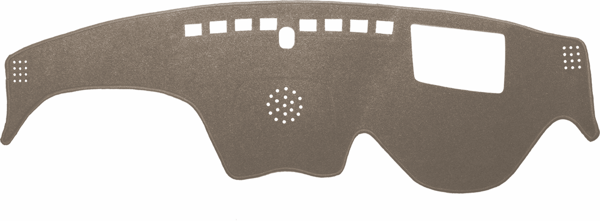 Dash Mat To Fit Hyundai Sante Fe TM with HUD (2018 - 2020) in Mocha