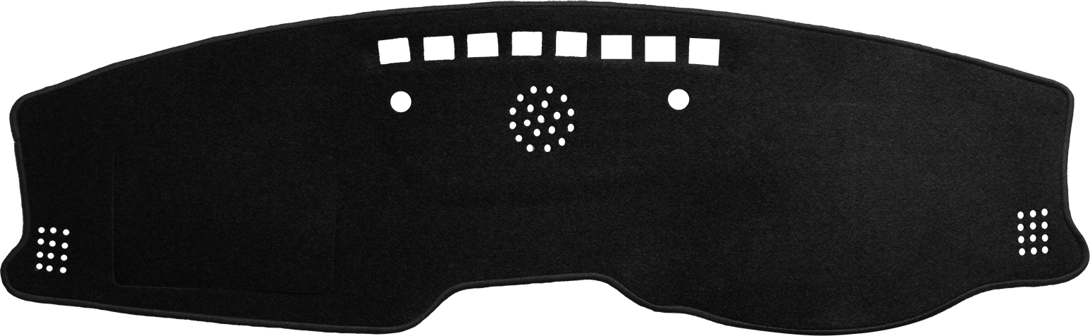 Dash Mat To Fit Kia Seltos SP2 (09/2019 - 08/2022)  W/O ACTIVE DRIVING DISPLAY in Black