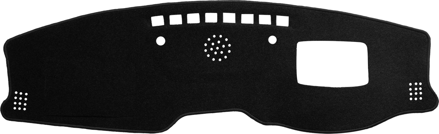 Dash Mat To Fit Kia Seltos SP2 (09/2019 - 08/2022) WITH ACTIVE DRIVING DISPLAY in Black