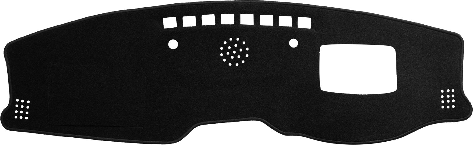 Dash Mat To Fit Kia Seltos SP2 (09/2019 - 08/2022) WITH ACTIVE DRIVING DISPLAY in Black