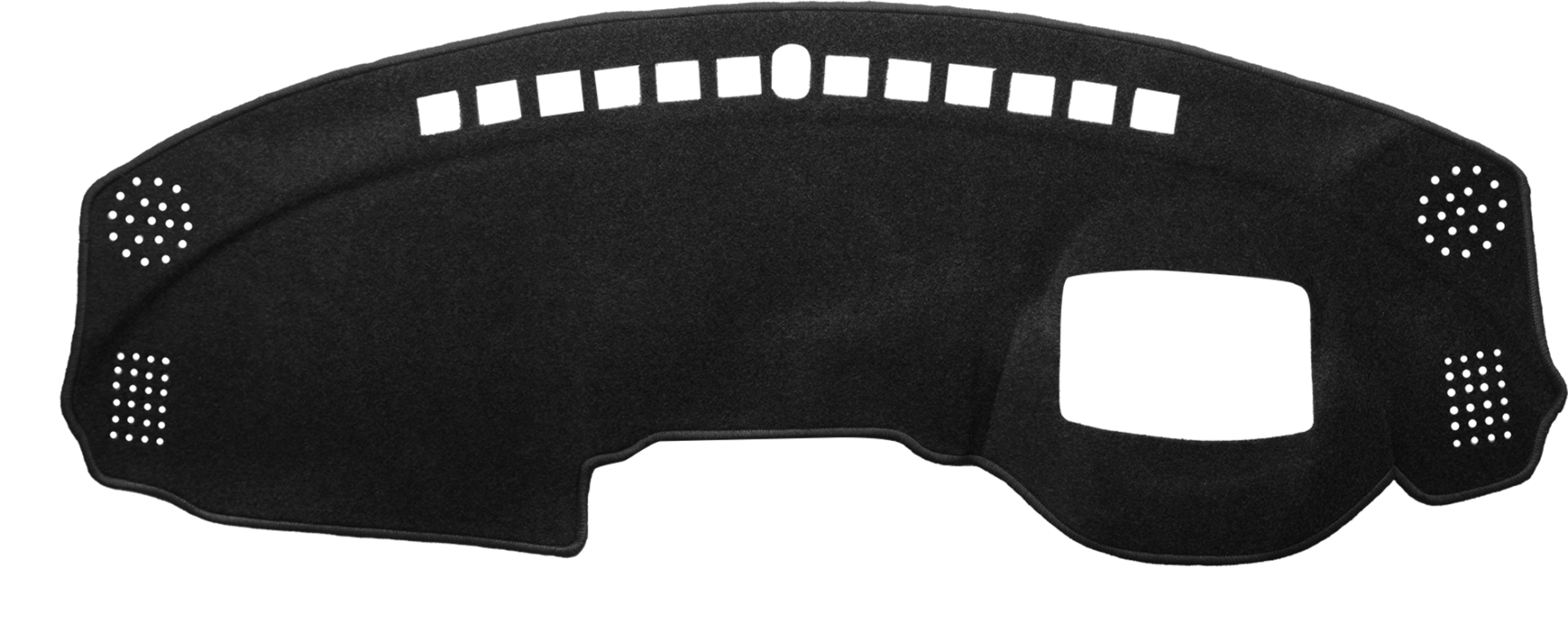 Dash Mat To Fit Mitsubishi Eclipse Cross YA (2017 -2025) with heads up display in Black