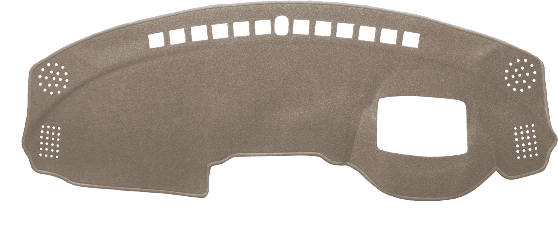 Dash Mat To Fit Mitsubishi Eclipse Cross YA (2017 -2025) with heads up display in Mocha