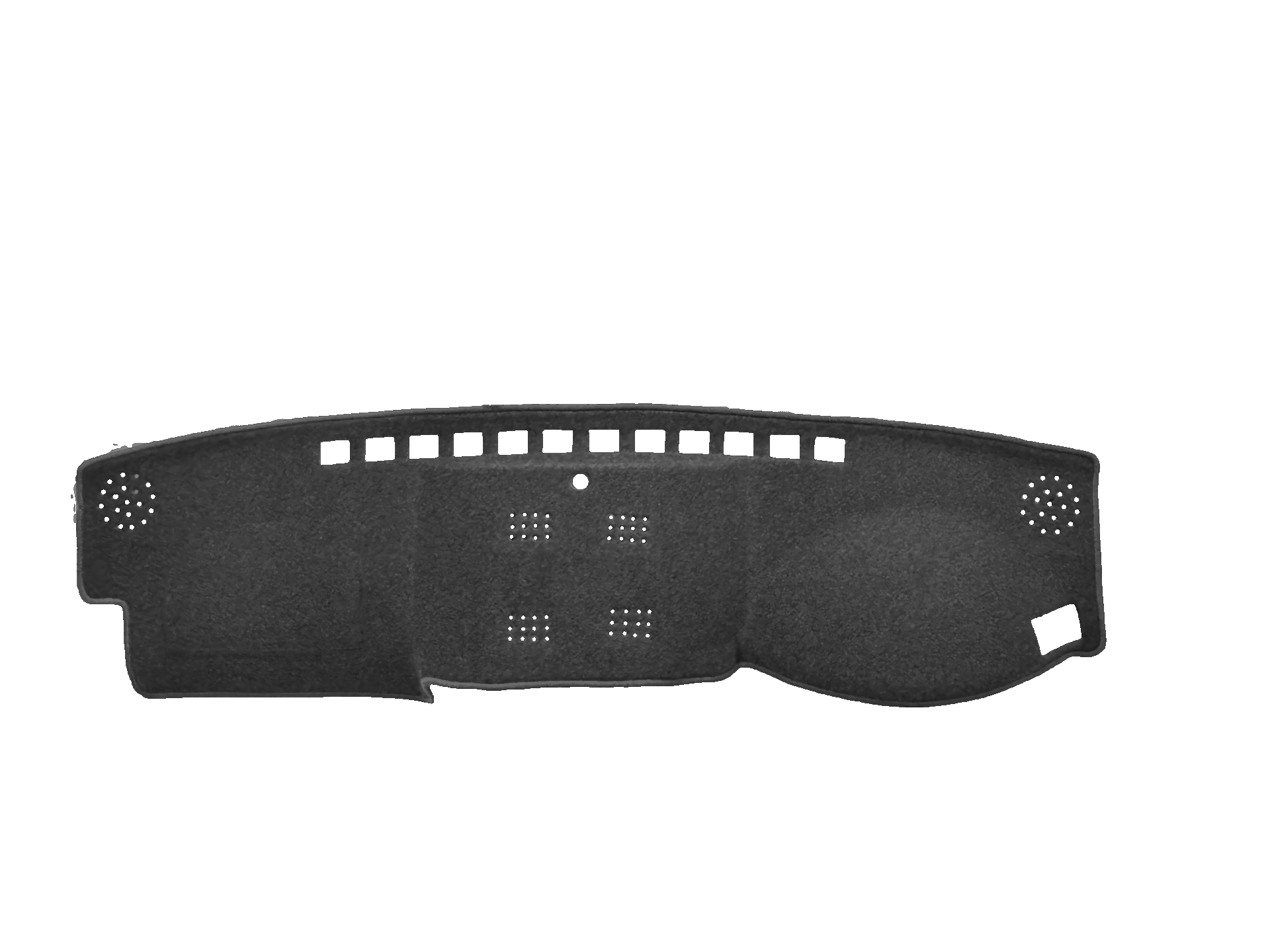 Dash Mat To Fit Toyota Landcruiser 200 Series 'facelift' With Centre Speaker (2015 - 2021) in Black
