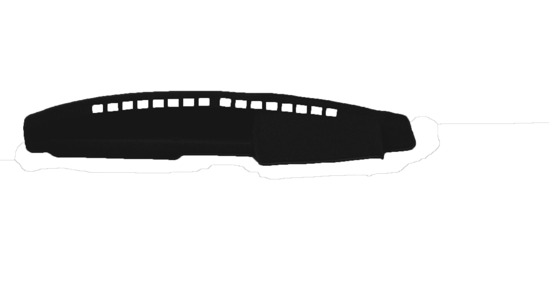 Dash Mat To Fit Ford Courier ZB (1985 - 1996) in Black