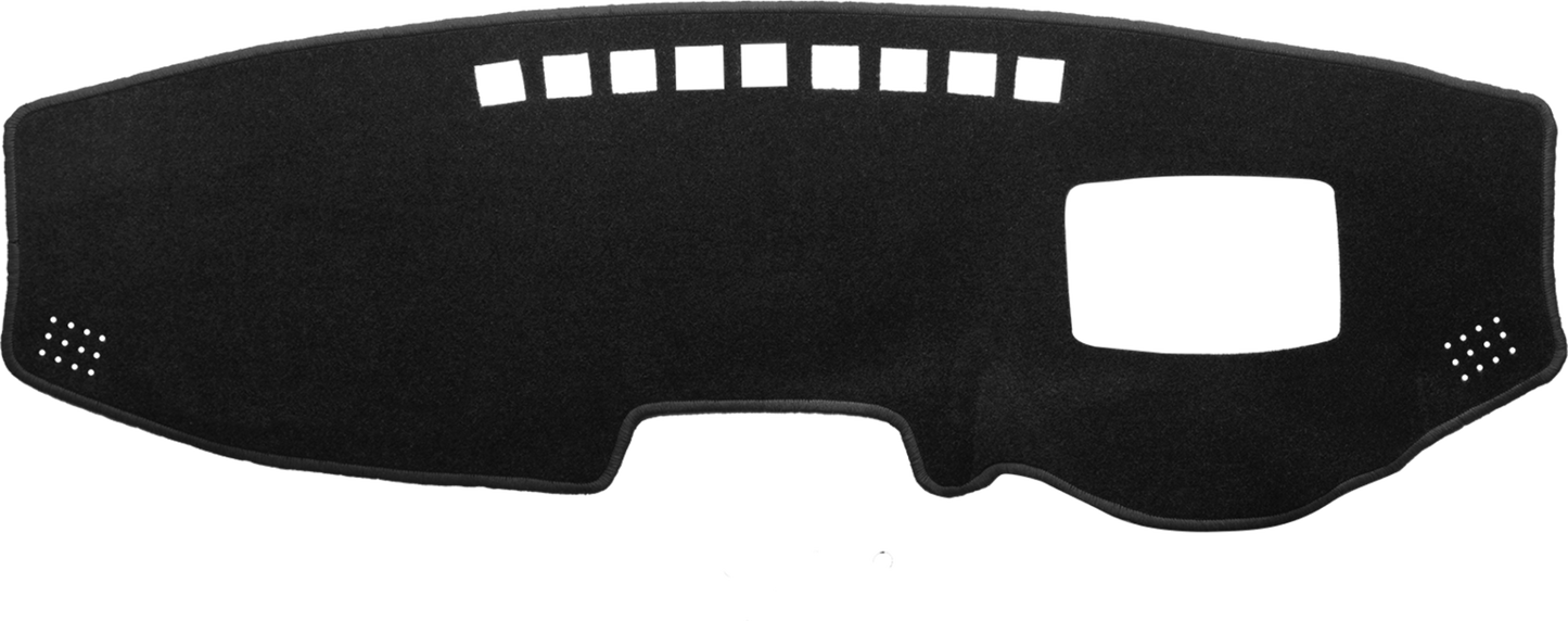 Dash Mat To Fit Hyundai Kona OS (2017 - 2023) with heads up display in Black