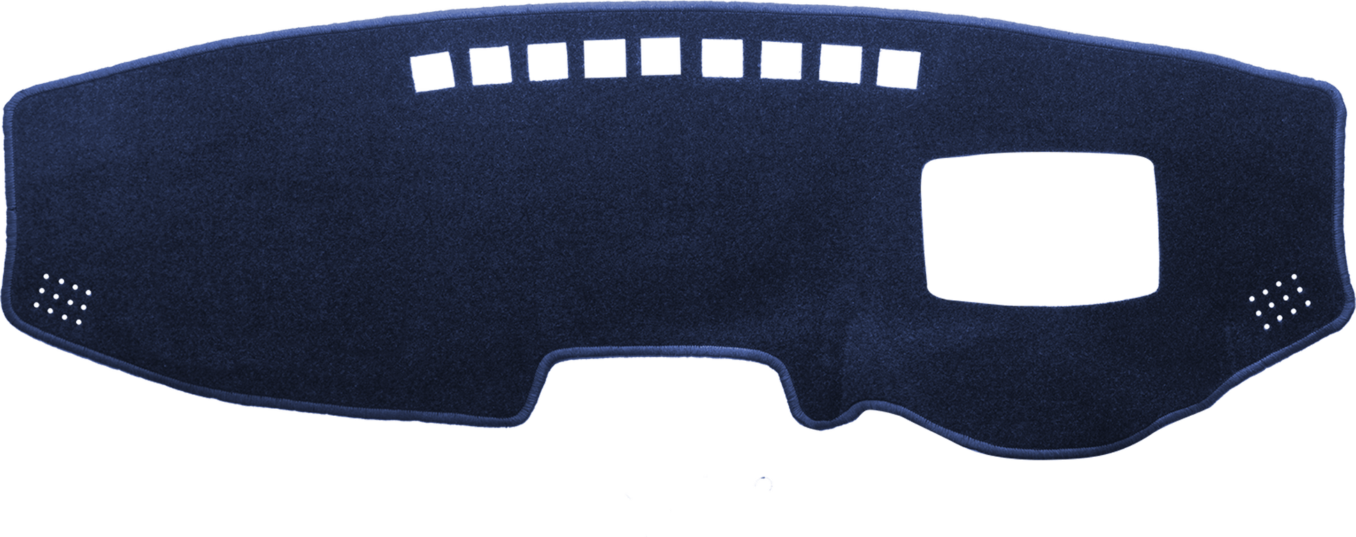 Dash Mat To Fit Hyundai Kona OS (2017 - 2023) with heads up display in Blue