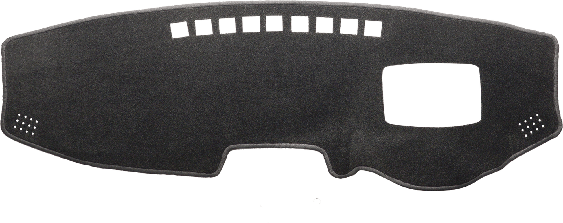 Dash Mat To Fit Hyundai Kona OS (2017 - 2023) with heads up display in Grey