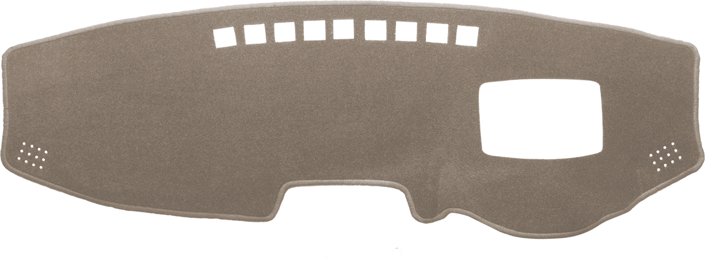 Dash Mat To Fit Hyundai Kona OS (2017 - 2023) with heads up display in Mocha