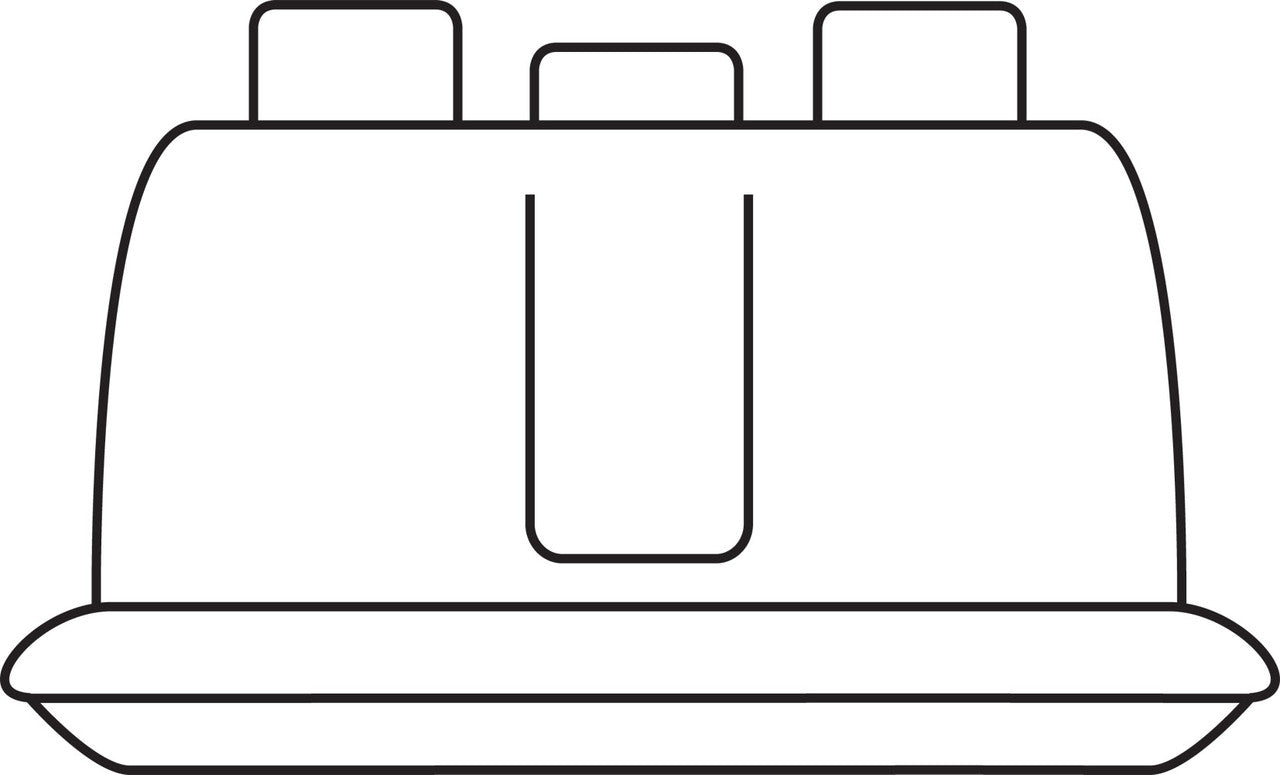 Tradies Canvas Rear Black Seat Covers Suits Navara 2020-2026 – additional photo 3