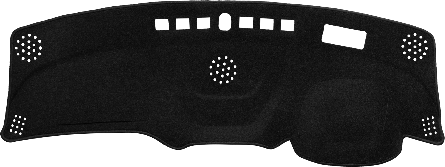 Dash Mat To Fit Holden Equinox (2017 - 2020) with HUD and Centre Speaker in Black