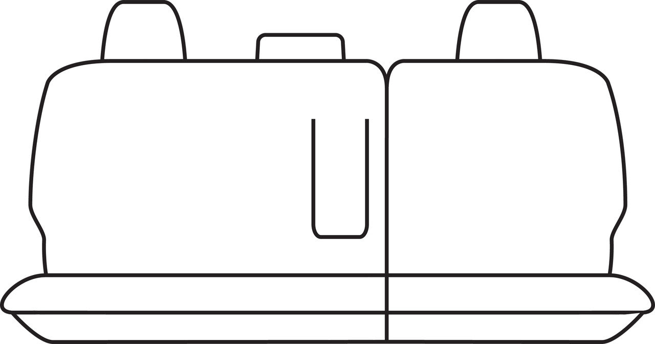 Getaway Neoprene Rear Row 2 Black - Black Stitch Seat Covers Suits Kluger 2021-On – additional photo 2