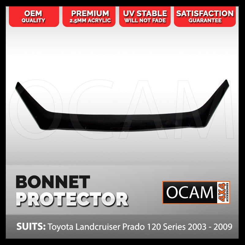 Bonnet Protector for Toyota Landcruiser Prado 120 Series 2003 - 2009 Guard – additional photo