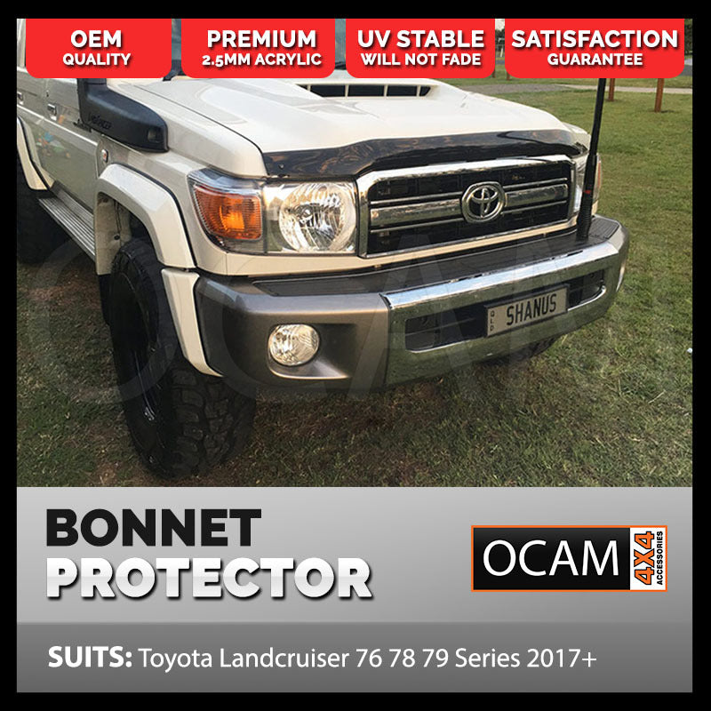 Premium Bonnet Protector For Toyota Landcruiser 70 76 78 79 Series GXL 2017-10/2023 – additional photo